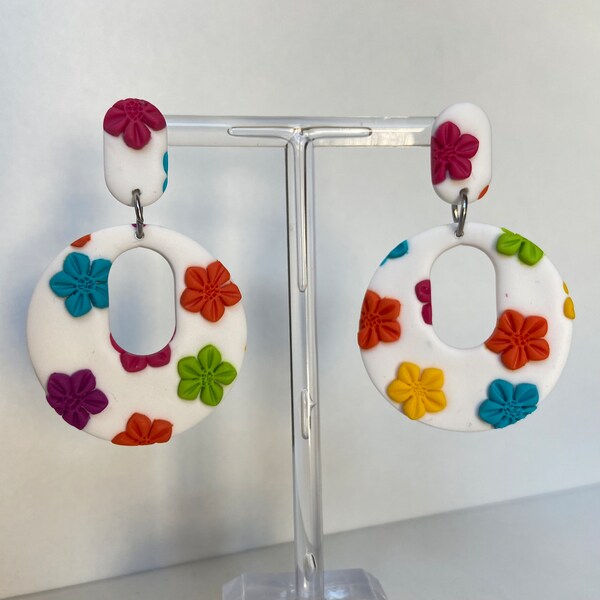 Pendientes Multiflor / Hecho a mano