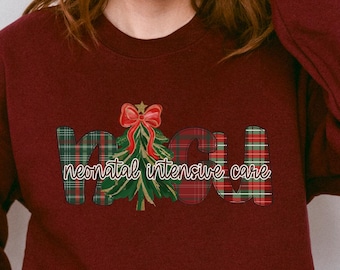 Neonatal Nurse Holiday Crew Sweater, NICU Christmas Squad Sweatshirt, Nurse Graduation Gift, NICU Crewneck, Holiday Party Gift