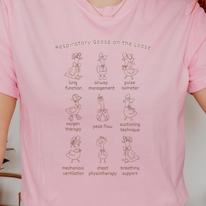 Respiratory Therapist Comfort Colors Shirt, Silly Respiratory Goose on the Loose RT Shirt, Respiratory Therapy Graduation Gifts, RRT Gifts