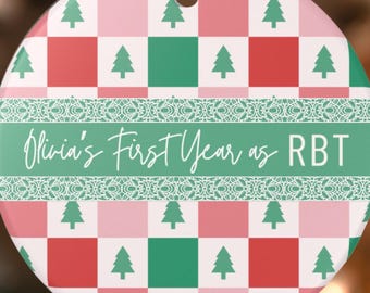 Custom RBT Christmas Ornament | Personalized Registered Behavior Technician Gift | ABA Therapist | Holiday Gift for RBT | Stocking Stuffer