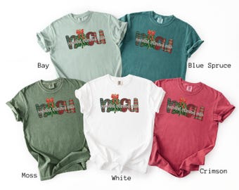 Preppy NICU Crew Christmas Shirt Comfort Colors Neonatal Nurse Holiday Tee NICU Squad Gift Neonatal Intensive Care Nurse Appreciation Tshirt