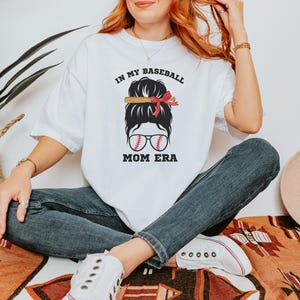 Baseball Mom Era Comfort Colors T-shirt, Baseball Mama Coquette, Game Day Tee, Mom Life Shirt, Sports Mom Gifts, Baseball Mama Shirt
