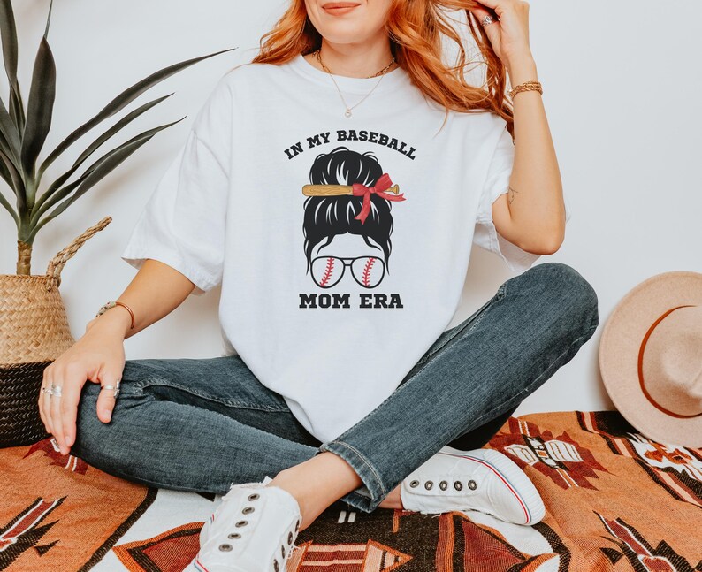 Baseball Mom Era Comfort Colors T-shirt, Baseball Mama Coquette, Game Day Tee, Mom Life Shirt, Sports Mom Gifts, Baseball Mama Shirt