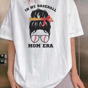 Baseball Mom Era Comfort Colors T-shirt, Baseball Mama Coquette, Game Day Tee, Mom Life Shirt, Sports Mom Gifts, Baseball Mama Shirt