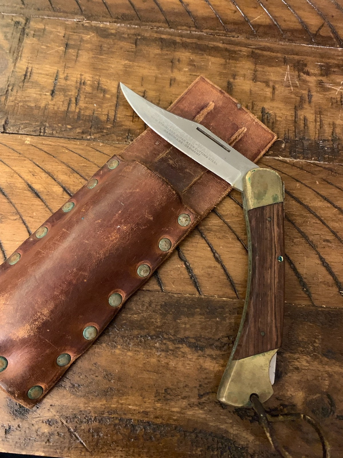 直送商品 ナイフ 【激レア】PUMA 666 ハンドメイド ナイフ Knife