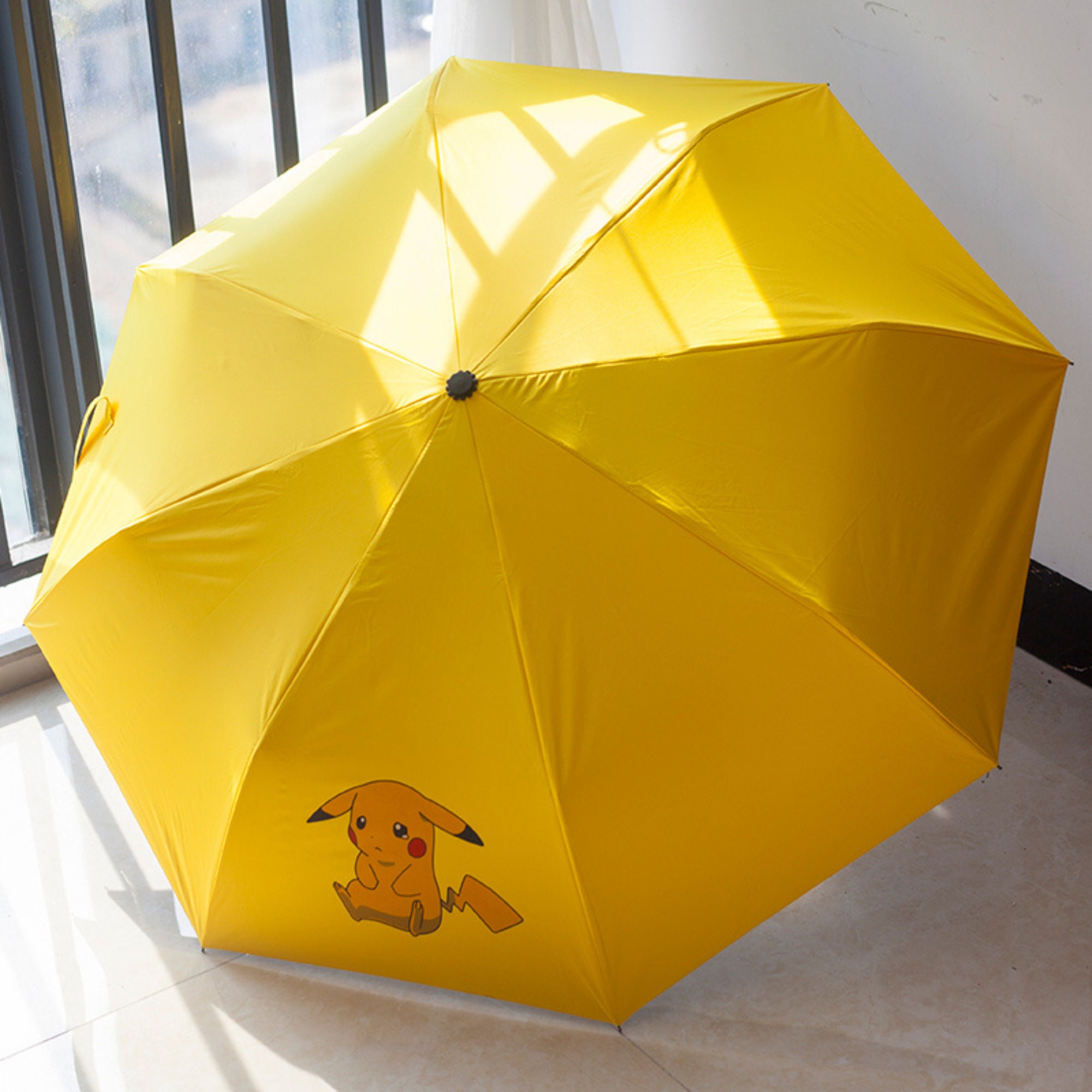 Pikachu Japanese Anime Cute Printing Umbrella UV Protection Waterproof ...