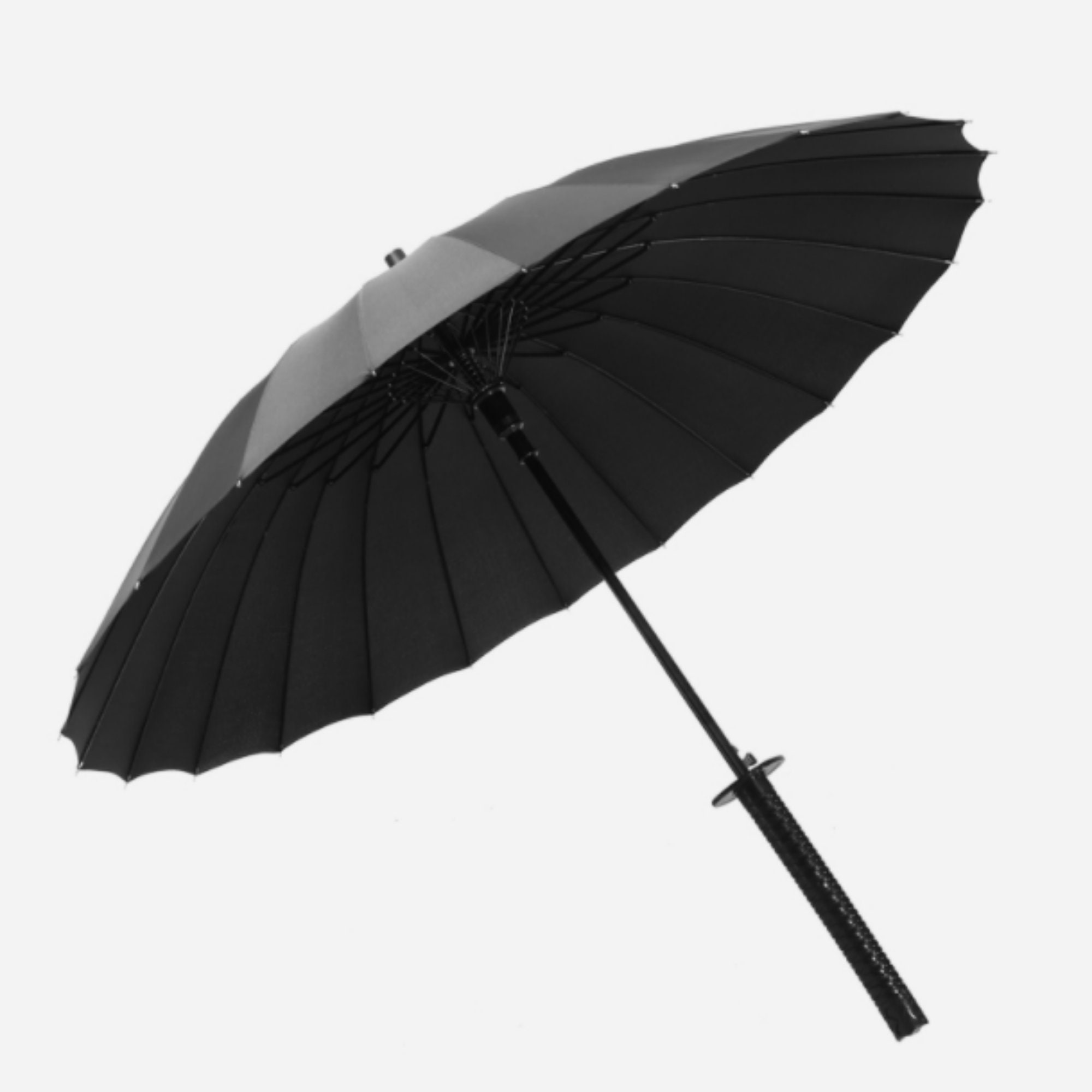 Antique Long Handle Sword Umbrella Straight Knife Umbrella Outdoor Wind