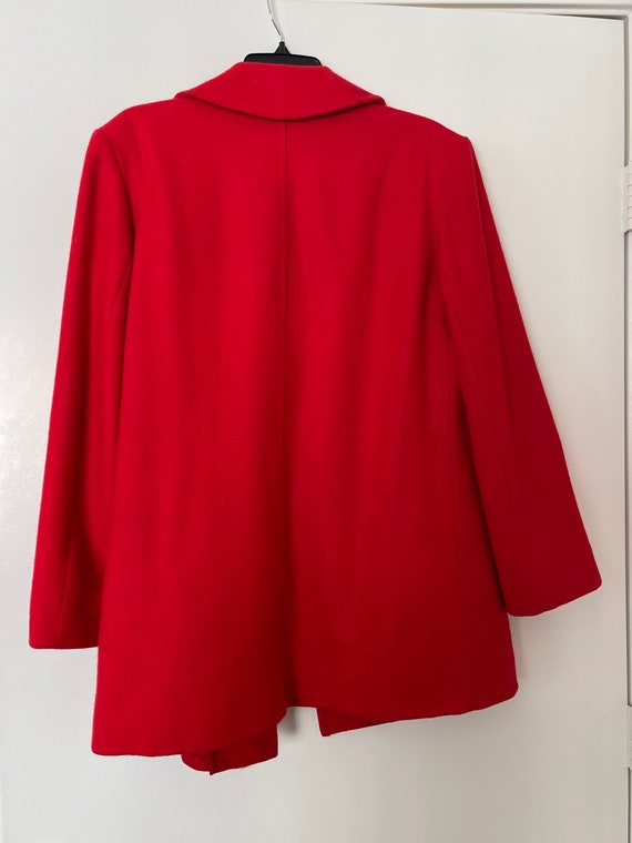 Vintage red Pendleton wool peacoat - image 5