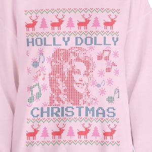Holly Dolly Weihnachten Sweatshirt, Country Ugly Christmas Sweatshirt, Dolly Parton Geschenk für Mama,