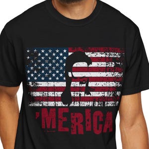 Joe Dirt Shirt 4th of July Tee Unisex T-shirt, Garment-Dyed Tee, Patriotic Shirt, Independence Day Top, Red White Blue Tee