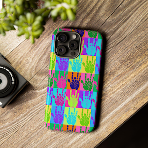 Custodie resistenti con impronta della mano di Jerry Garcia, cover per iPhone Pop Art, cover protettiva per telefono, regali unici dei Grateful Dead, accessori per gli amanti della musica