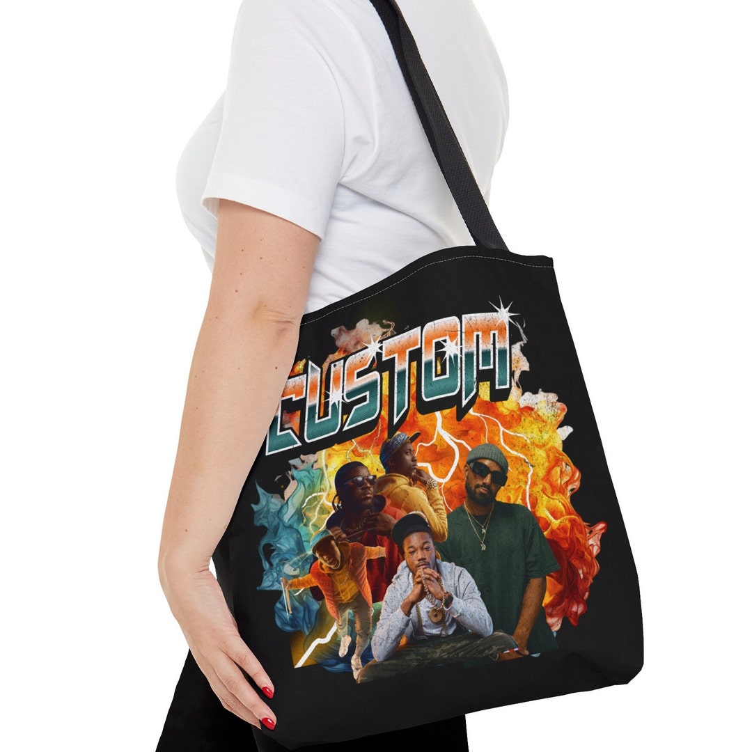 Custom Bootleg Tote Bag, Personalized 90s Rapper Tote Bag, Bugs Tote ...