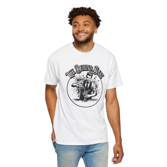 Life Behind Bars Bartender T-Shirt Funny Bartending Tees Life Behind Bars Bartender T-Shirt Funny Bartending Tees
