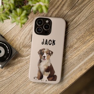 Custom Pet Phone Cases, Personalized Cartoon Animal Phone Cases, Pet Name iPhone Case, Dog & Cat Phone Cover, Logo Design