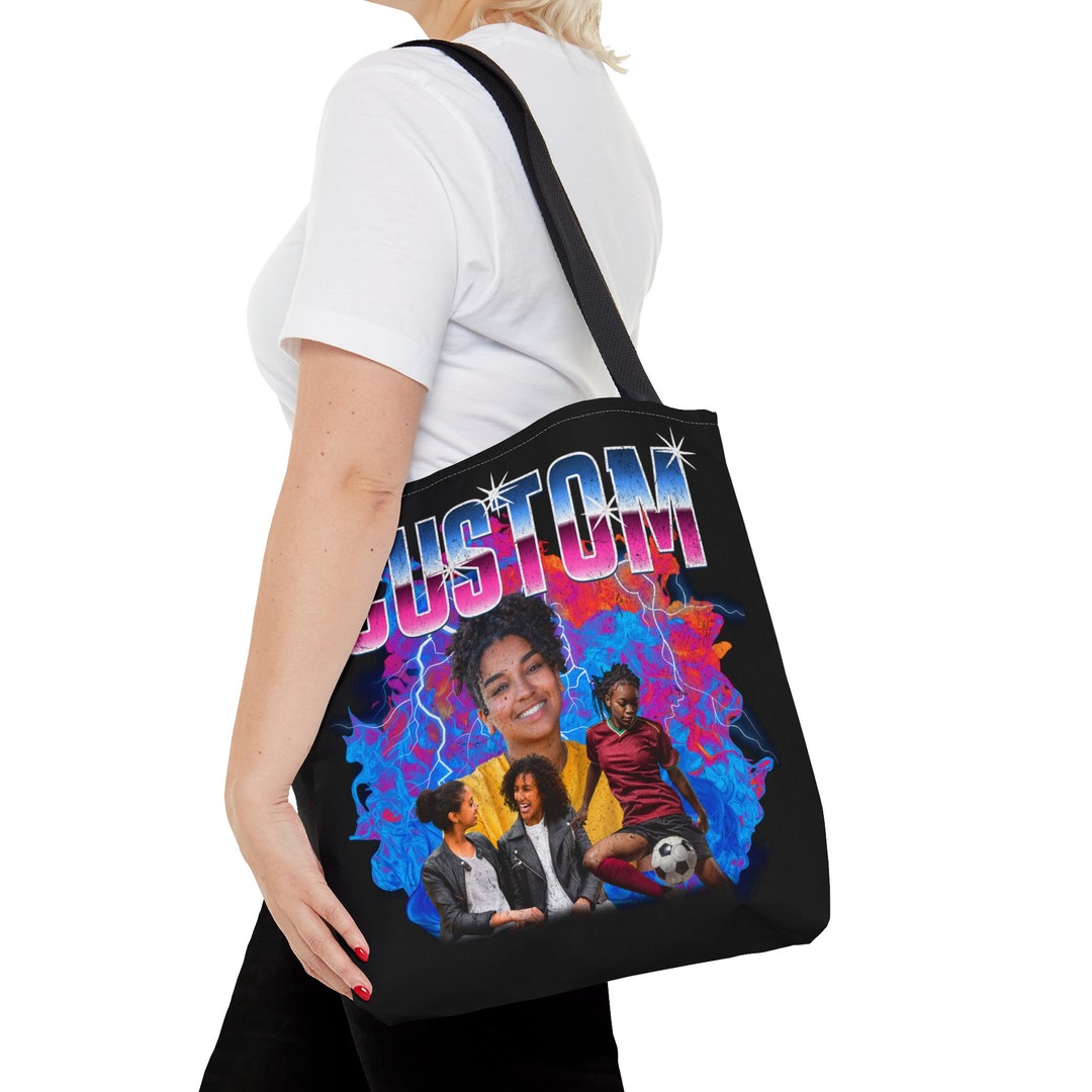 Custom Bootleg Tote Bag, Personalized 90s Rapper Tote Bag, Bugs Tote ...