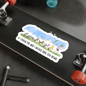 Ripple Deadhead Kiss-Cut Vinyl Decals Classic Pooh Grateful Dead Sticker If I knew the way Waterbottle Decal Laptop Sticker