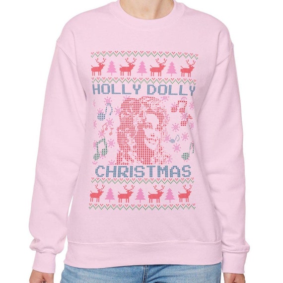 Holly Dolly Christmas Ugly Christmas Sweatshirt Dolly Gift Dolly
