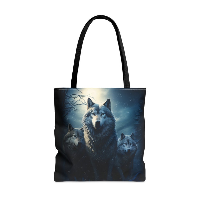 Wolves Tote Bag, Wolf Tote Bag, Gift for Therian Etsy