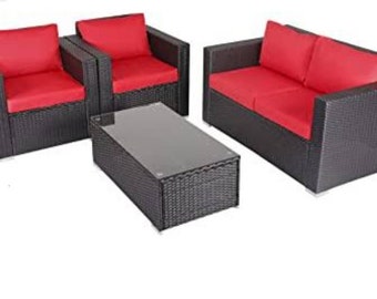 Replacement rattan cushions seat and back 6 colours available