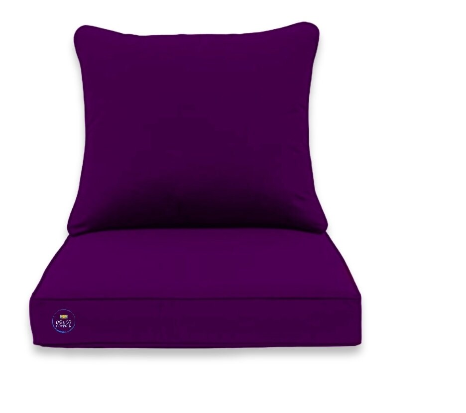 Replacement Rattan Cushions Seat and Back 6 Colours Available Etsy UK