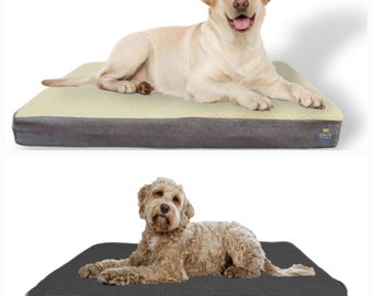 Dog Bed Large Orthopaedic, Luxury Calming Dog Bed, Dog Mattress, Removable cover