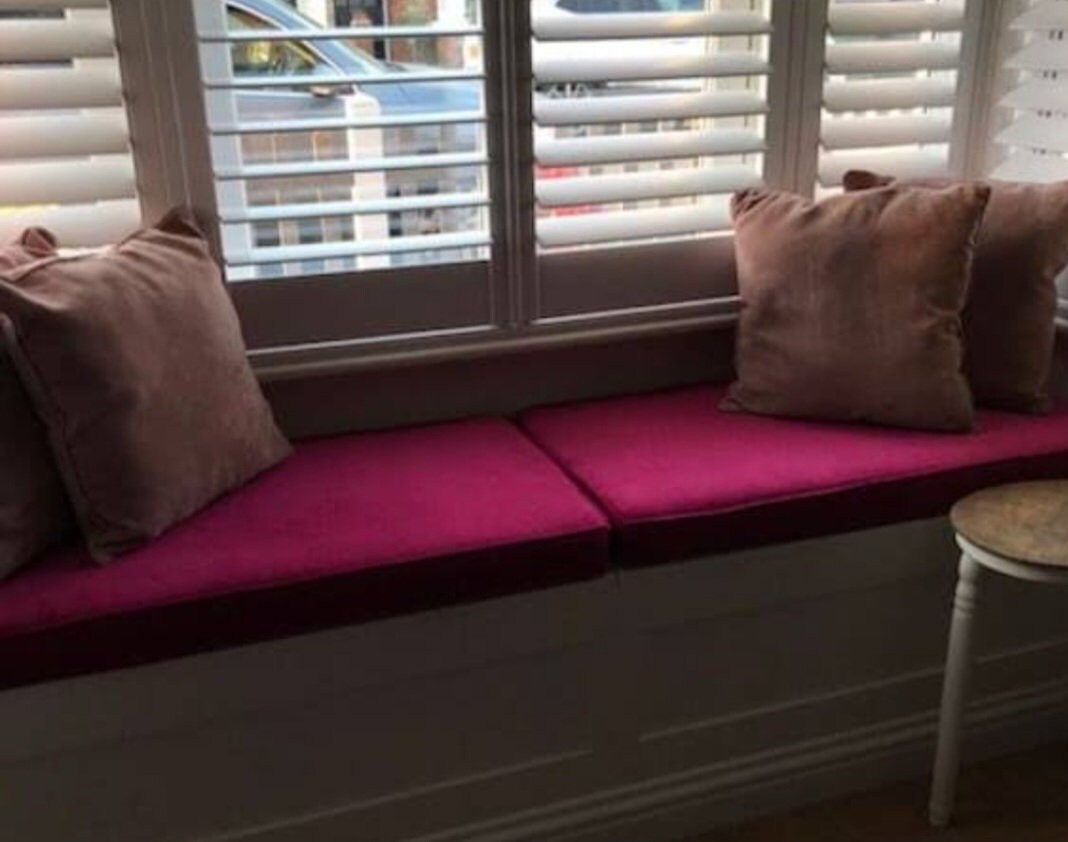 Bespoke /custom Made to Measure Bay Widow Seat Cushion Sample Listing and Quote Page Etsy UK