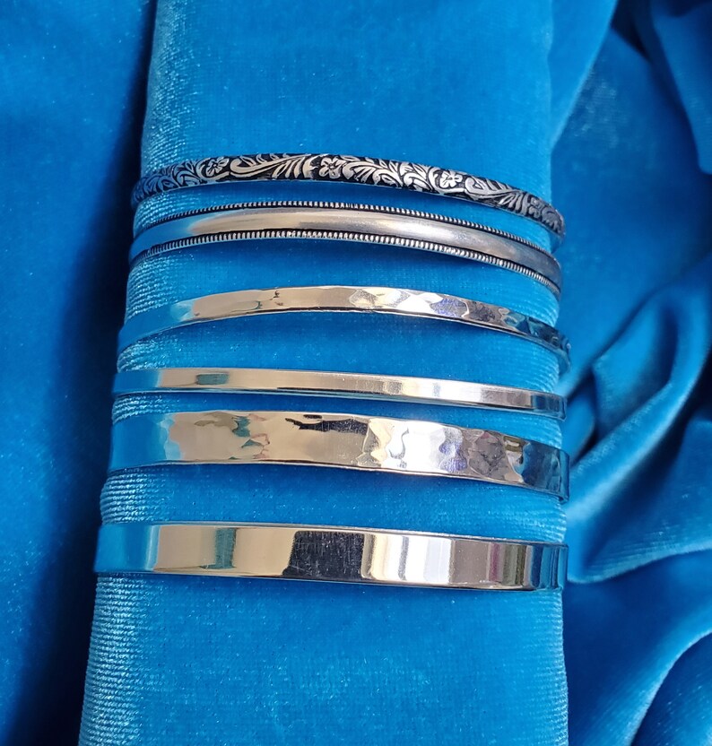 Handcrafted Sterling Silver Cuffs Etsy