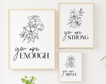 Psychologie Kunst, Inspirerende Kunst aan de Muur, Therapie kantoor, Geestelijke Gezondheid Kunst, Affirmaties Wall Art, Geestelijke Gezondheid Poster, Afdrukbare Kunst aan de Muur