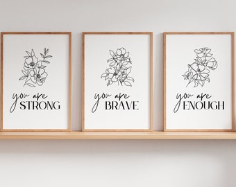 Psychologie Kunst, Inspirerende Kunst aan de Muur, Therapie kantoor, Geestelijke Gezondheid Kunst, Affirmaties Wall Art, Geestelijke Gezondheid Poster, Afdrukbare Kunst aan de Muur