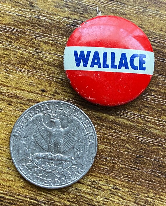 RARE George Wallace for President Campaign button - image 2