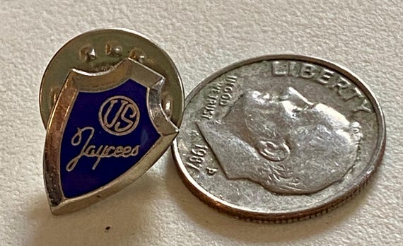 US Jaycees Lapel Pin View 2