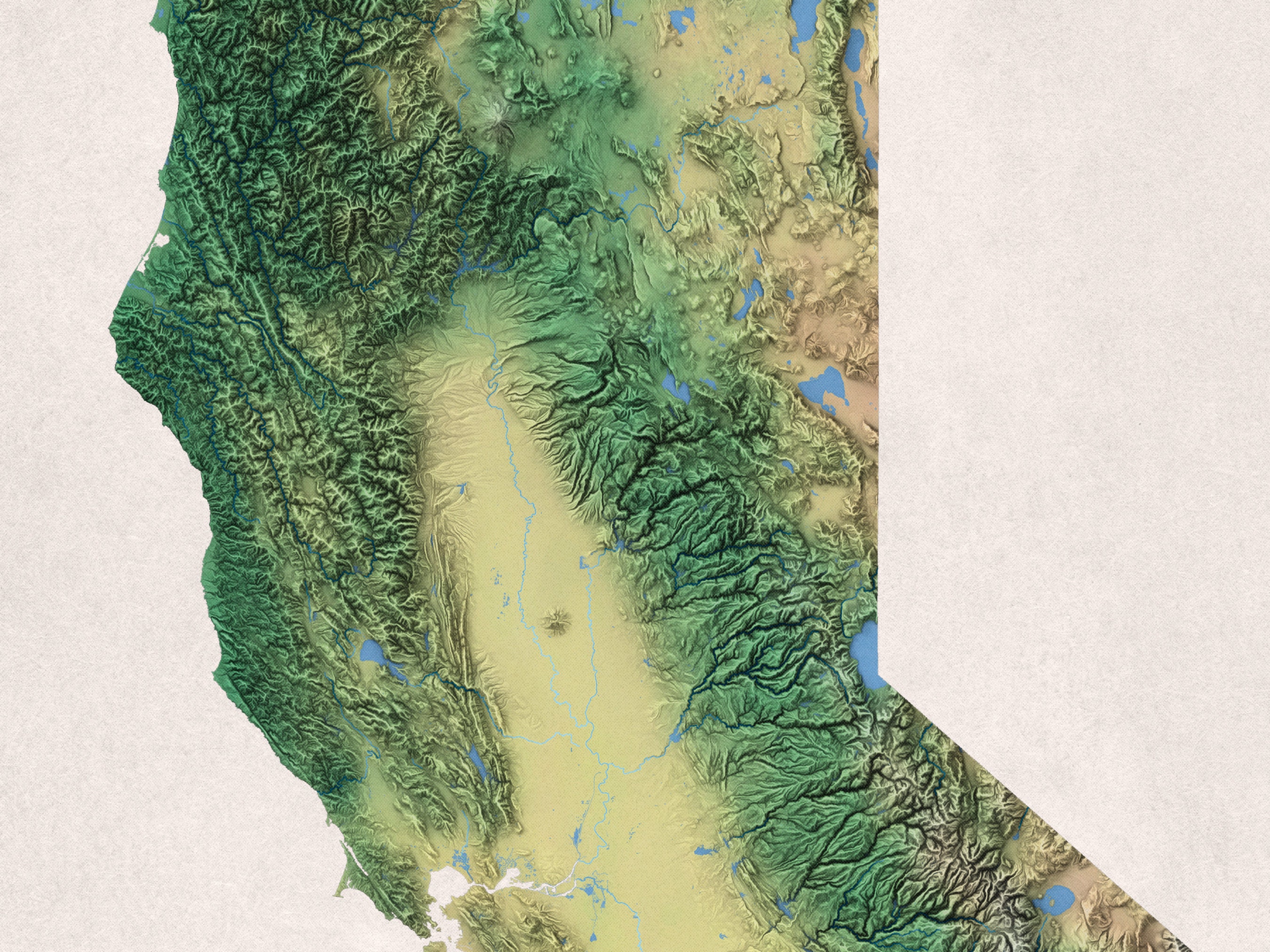 California Topographic Map Map - Il Fullxfull.4705689695 Icfr