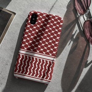 Hirbawi Keffiyeh Palestinian Pattern iPhone Case