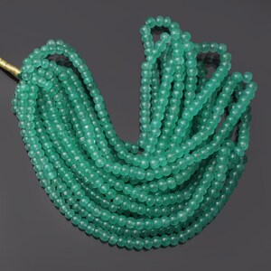 6-7mm Natural Forest Green Aventurine Smooth Rondelle Beaded Strands, Healing Gemstone Beads, 18&quot; Inches, Jewelry Making Beads, Gift For Her