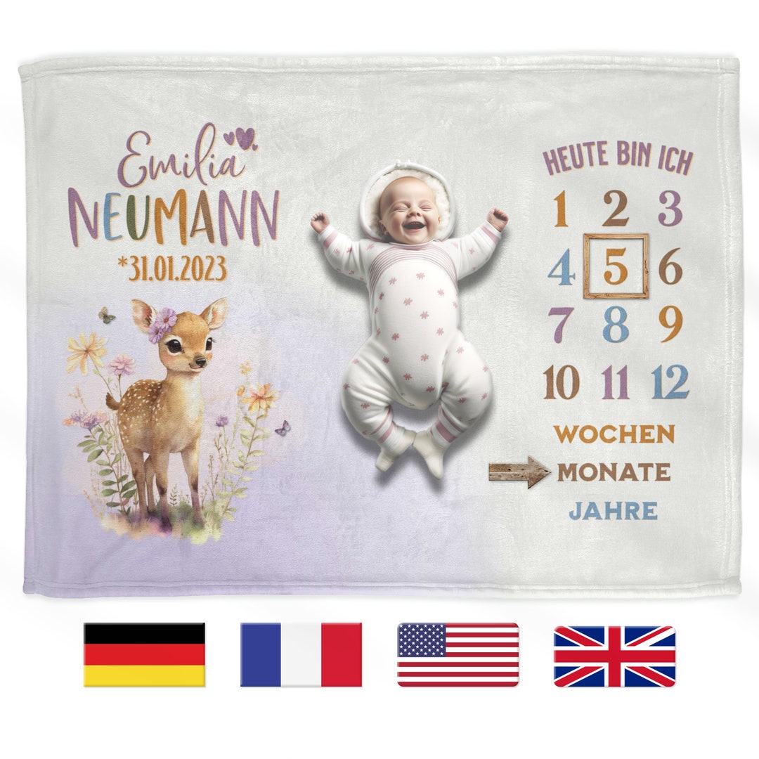Meilenstein Decke Baby