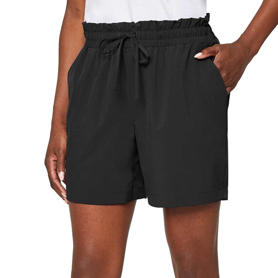 Mondetta Women's Moisture Wicking Elastic Waistband Casual Shorts