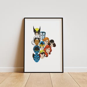 X-men Corner Box - Wall Art Print - Etsy