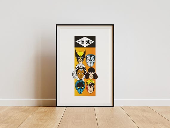 X-men Corner Box - Wall Art Print - Etsy