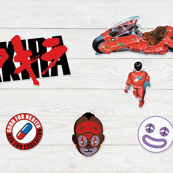 Akira sticker set