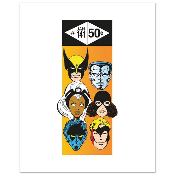X-men Corner Box - Wall Art Print - Etsy