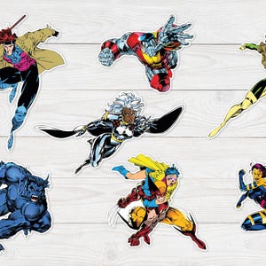 X-Men - Stickers d'action des années 90