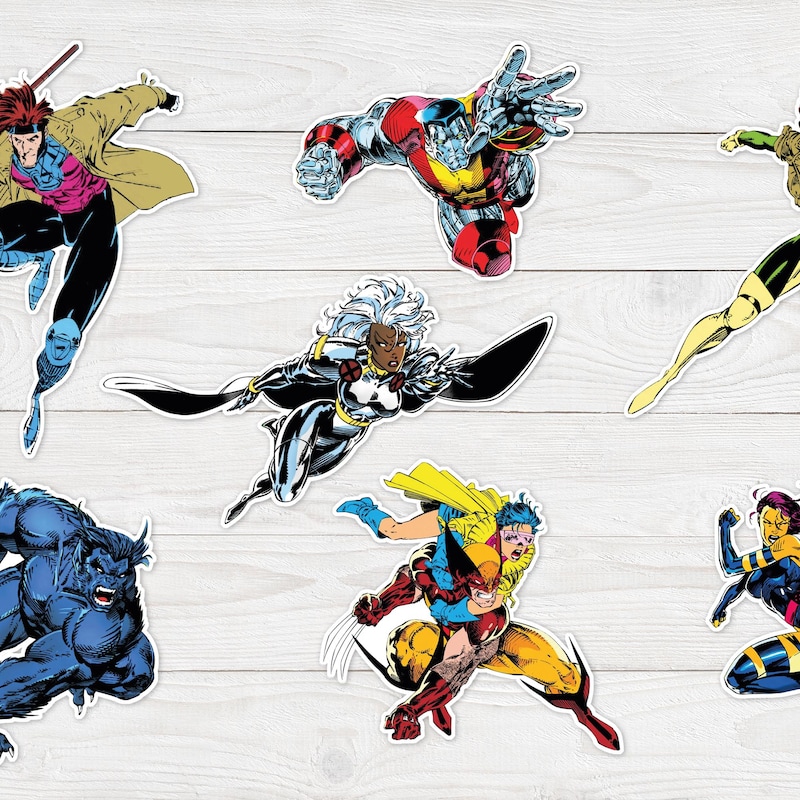 Top Dad Sticker Vintage Xmen Sticker - Etsy