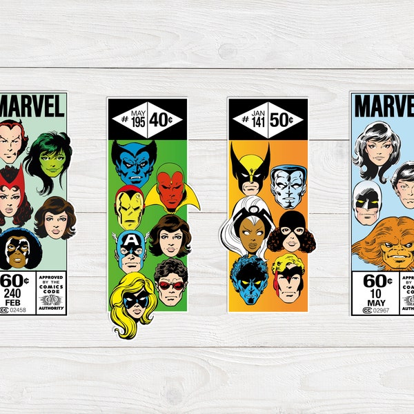 Marvel corner box sticker set - 1