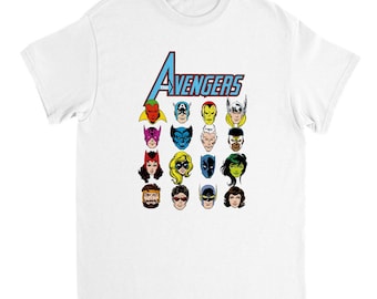 The Avengers - Heavyweight Cotton, Unisex T-shirt