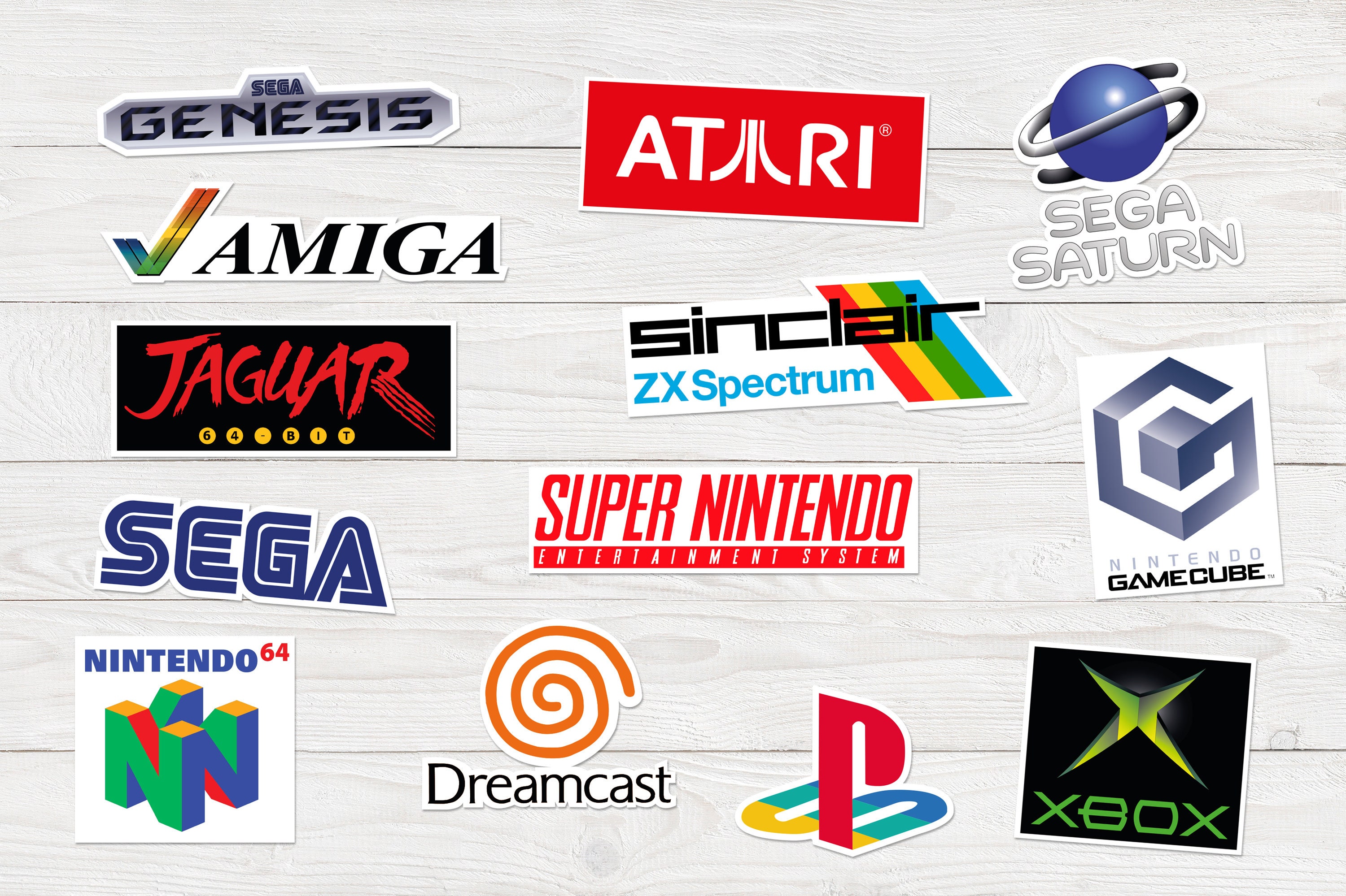 game console logos