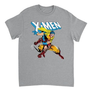 X-Men, Wolverine & Jubilee - Heavyweight, 100% Cotton, Unisex T-shirt