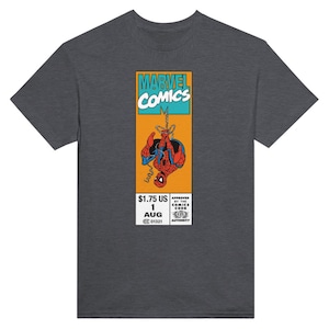 Spider-Man Corner Box - T-shirt unisex, pesante, 100% cotone