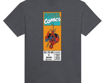Spider-Man Corner Box - Heavyweight, 100% Cotton, Unisex T-shirt
