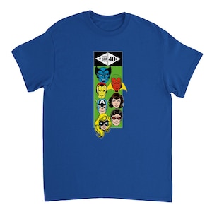 The Avengers Corner Box - T-shirt unisex, pesante, 100% cotone