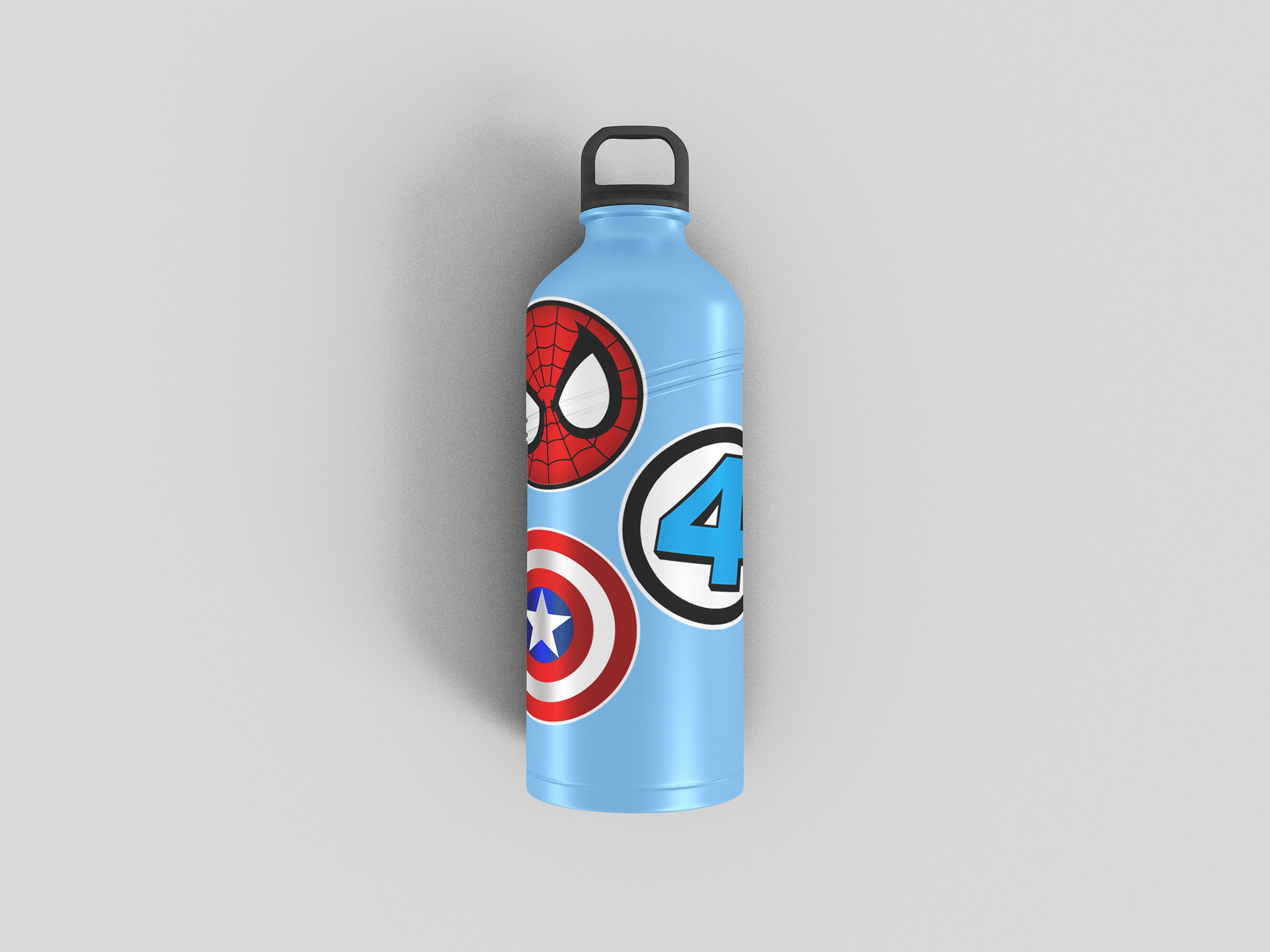 Marvel Comic Round Logo Stickers - Set 1 - Etsy
